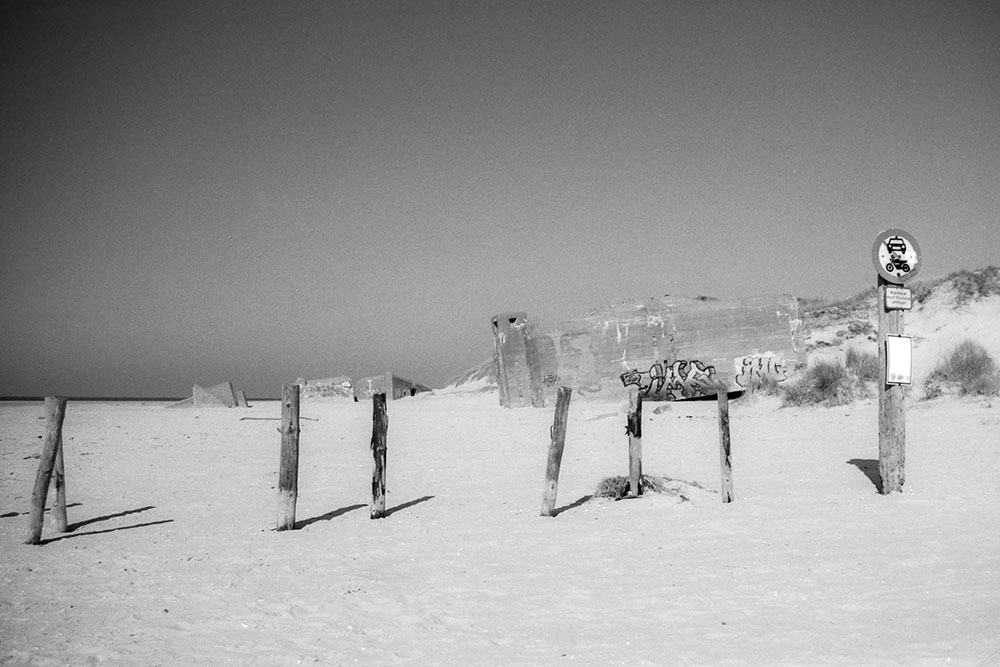 Foto der Bunker bei Blavand